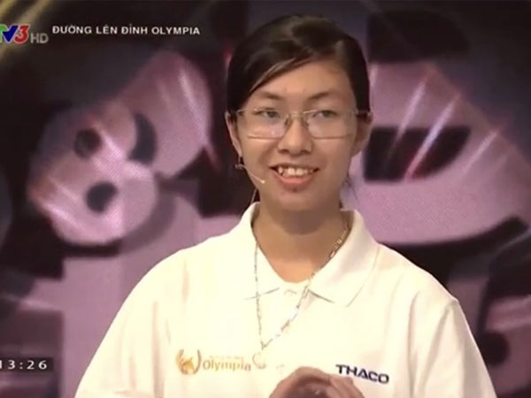 Thành tích đáng nể của nữ sinh đầu tiên vào chung kết Olympia năm thứ 20