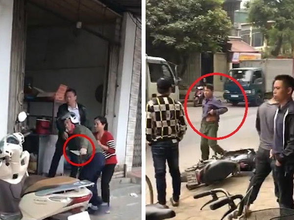 Video: Va chạm giao thông, người đàn ông cầm dao đâm người trên phố
