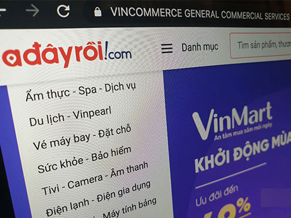 Adayroi của Vingroup ngừng hoạt động sau thông tin Vinmart sáp nhập vào Masan