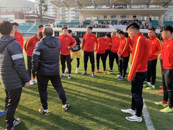 U23 Việt Nam bị cầm chân trong trận giao hữu đầu tiên tại Hàn Quốc