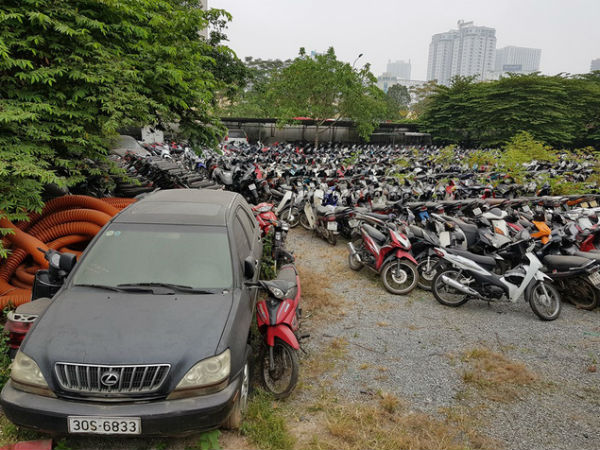 Hơn 37.000 phương tiện hư hỏng do quá thời hạn tạm giữ, thanh lý vẫn lỗ