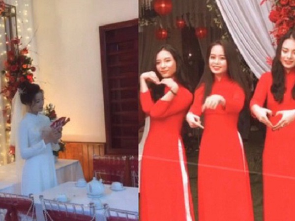 Lễ ăn hỏi của Phan Văn Đức: Cô dâu rực rỡ thôi rồi, nhưng dàn phù dâu cũng đâu phải dạng vừa