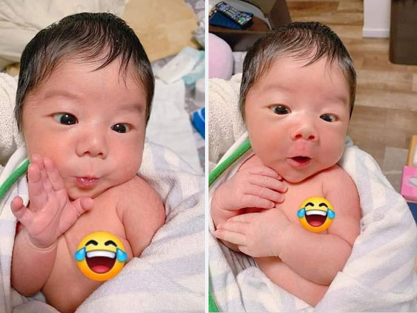 Biểu cảm đáng yêu của em bé khiến dân mạng 'đổ gục', không quên thắc mắc: 'Muốn mang về nuôi thì phải làm sao'