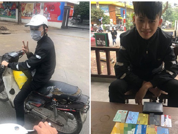 Chờ dưới mưa rét hơn 1 tiếng để chờ trả đồ rơi, chàng trai người Mông khiến chủ nhân chiếc ví lặng người vì 50k đổ xăng