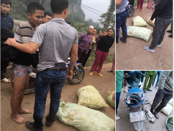 Trộm chó nhảy xuống sông thách thức công an