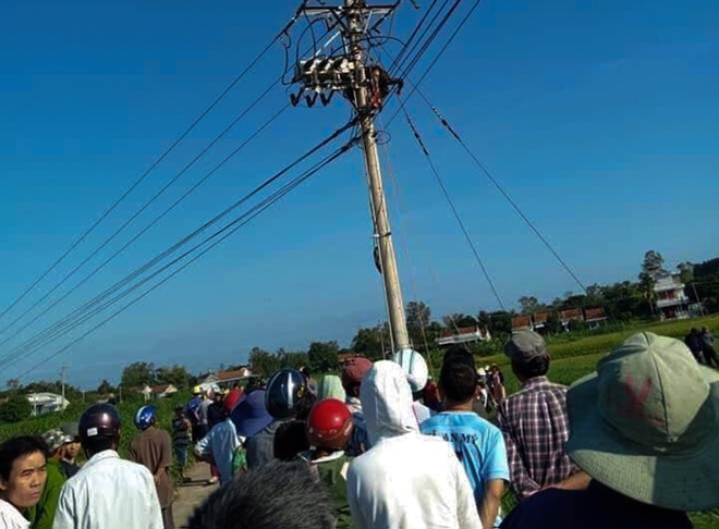 Người đàn ông bị diện giật cháy đen khi sửa chữa đường dây 22 kV
