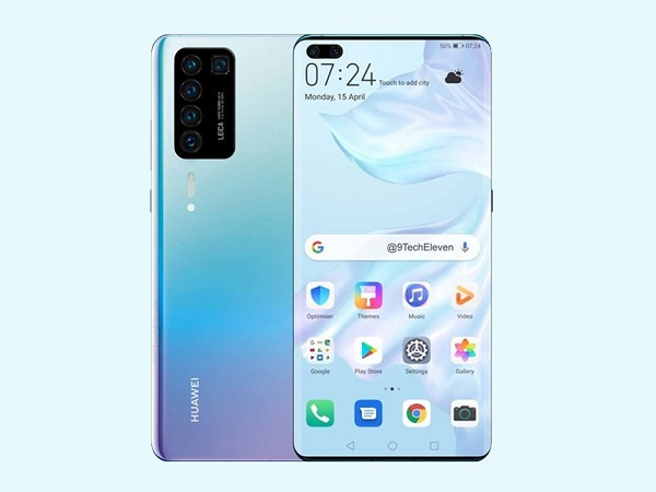 Lộ thiết kế mặt sau của Huawei P40 Pro: Cụm 5 camera, trông giống hệt Samsung Galaxy S11