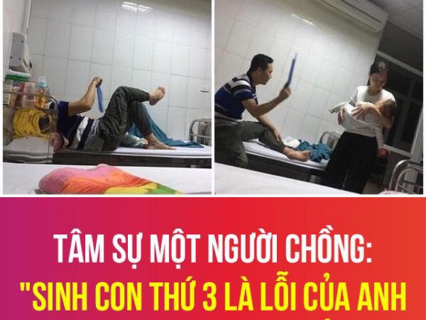 'Sinh bé thứ 3 là lỗi của anh' và hành động chuộc lỗi ân cần của người đàn ông khiến dân mạng ngưỡng mộ