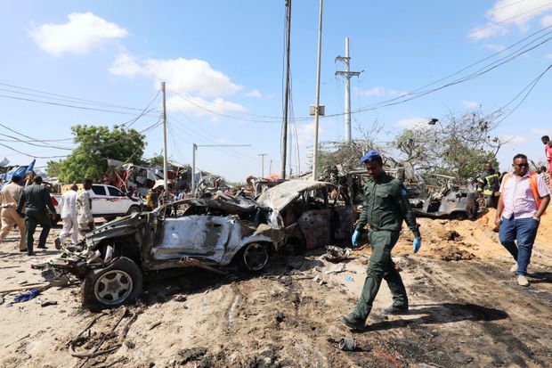 Đánh bom xe ở Somalia, 78 người thiệt mạng