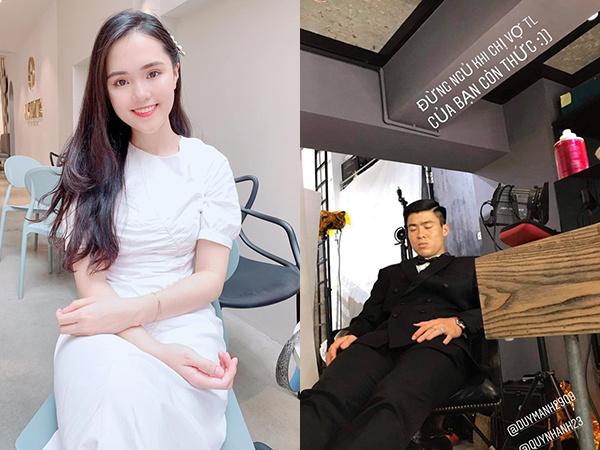Duy Mạnh bị Quỳnh Anh 'bóc phốt' ngủ gật khi đi chụp ảnh cưới: 'Đừng ngủ khi vợ tương lai của bạn còn thức'