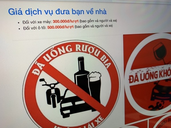 Rộ dịch vụ 'say gọi xế' giá 500.000/lượt đưa ôtô về nhà ở Việt Nam