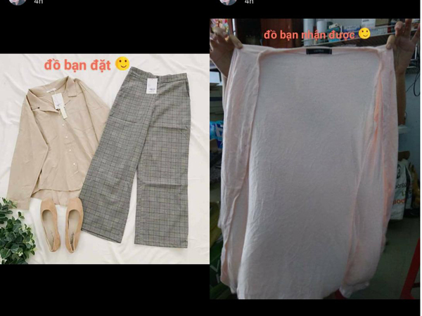 Tết đến nơi lại ăn ngay thêm 'cú lừa' của chủ shop online, cô gái khóc không ra nước mắt với bộ quần áo 'sai quá đáng'