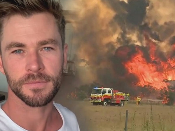 ‘Thor’ Chris Hemsworth quyên góp 23 tỷ đồng ủng hộ lính cứu hoả và người dân trong thảm hoạ cháy rừng Úc