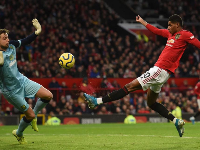 Rashford lập cú đúp, Man United đại thắng Norwich