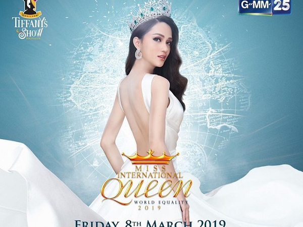Miss International Queen tung poster mới, Hương Giang lấn át cả đương kim Hoa hậu chuyển giới