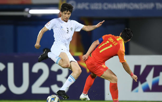 Trung Quốc bị loại khỏi U23 châu Á sau trận thua Uzbekistan