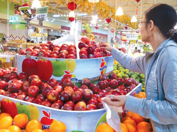 Mỗi tháng, người Việt chi 10 triệu USD ăn hoa quả Mỹ