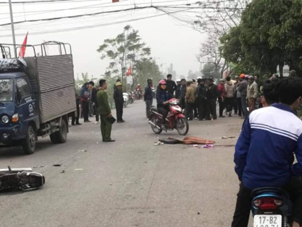 Tai nạn thương tâm, 2 học sinh THPT ở Thái Bình thương vong khi học quân sự về