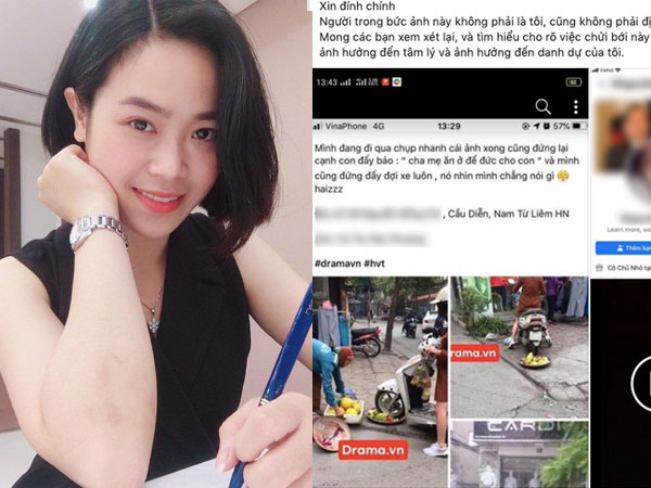 Cô gái điêu đứng, bị dân mạng chửi bới dữ dội vì hiểu nhầm là người phụ nữ chạy xe máy cán nát nia trái cây của người bán hàng rong