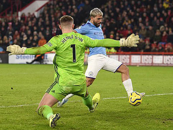 Sheffield United 0-1 Man City: Aguero ghi bàn muộn, Man City tạm rút ngắn điểm số với Liverpool