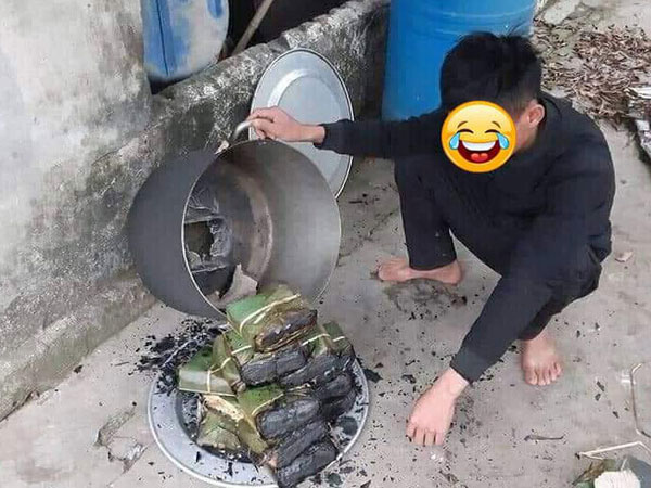Khi những người con 'trời đánh' nổi hứng luộc bánh chưng: Và thế là hết, một cái Tết toang-toàn-tập!