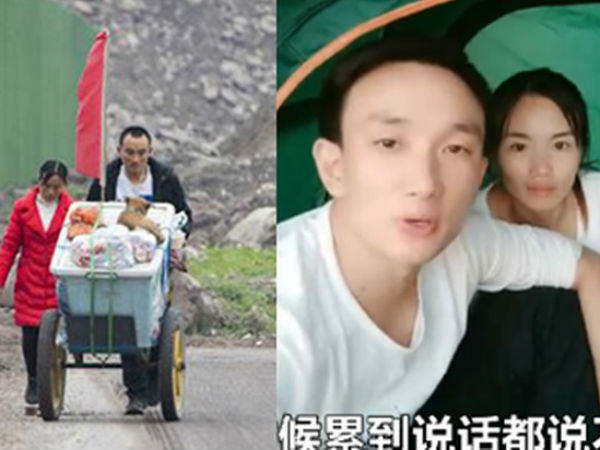 Đi bộ 2000km, ngủ dưới gầm cầu và chuồng bò trong 2 tháng để về quê ăn Tết, cặp vợ chồng 'bất cẩn' nổi tiếng với gần 200 nghìn người hâm mộ