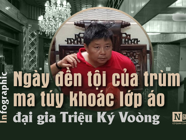 [Infographic]: Ngày đền tội của trùm ma túy khoác lớp áo đại gia Triệu Ký Voòng