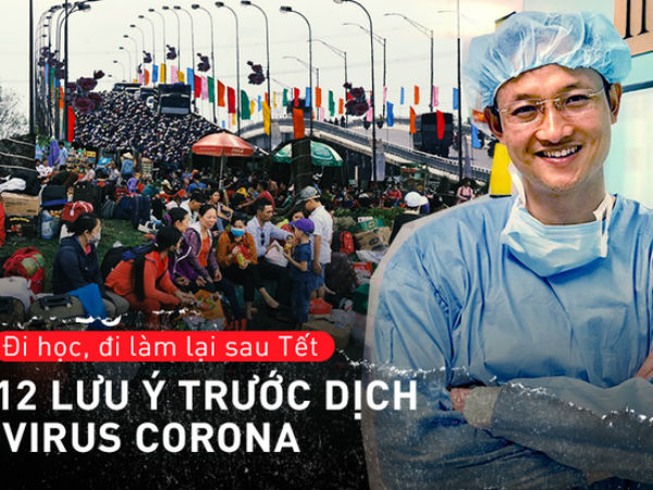 Đi học, đi làm lại sau Tết, bác sĩ lưu ý 12 điểm để hạn chế lây nhiễm virus Corona