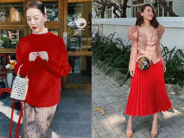 Tết sắp qua nhưng có 12 ý tưởng diện chân váy dài cực xinh và sang từ sao Việt mà bạn diện quanh năm được