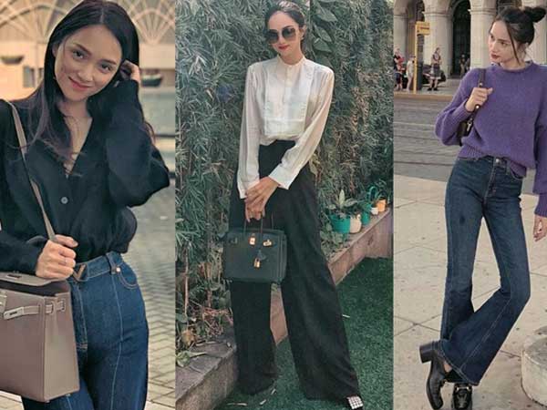 Trên thảm đỏ thì nổi hết phần thiên hạ nhưng đời thường, Hương Giang chỉ lên đồ 'hiền lành' như nàng công sở mà thôi