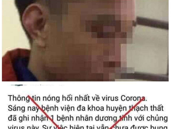 Một đối tượng ở Thạch Thất bị xử lý vì tung tin thất thiệt về dịch virus Corona