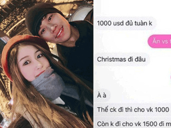 Bị mang tiếng hám tiền khi được Văn Dũng cho 1500 USD đi chơi, Vóc Đỗ lên mạng thanh minh bản thân đã chuyển khoản lại rồi