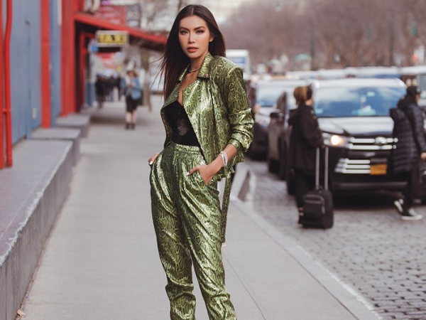 Minh Tú khoe phong cách thời trang cực ngầu tại New York Fashion Week