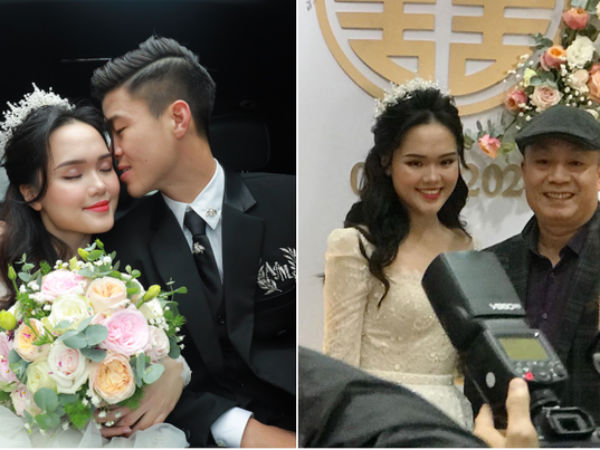 Cận cảnh nhan sắc Quỳnh Anh trong ngày trọng đại: Xinh ngất ngây, cân luôn cả cam thường của 'team qua đường'