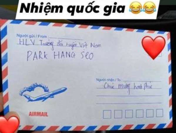 Đình Trọng được thầy Park giao 'trọng trách' gửi quà cưới cho Duy Mạnh