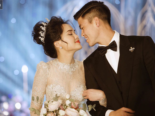 Duy Mạnh khoe ảnh cưới cực tình bên Quỳnh Anh, viết tâm thư gửi lời cảm ơn tới gia đình và người thân sau hôn lễ cổ tích