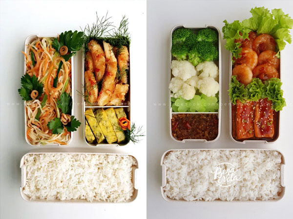 Mẹ đảm làm cơm hộp cho chồng khiến chị em "tủi thân"
