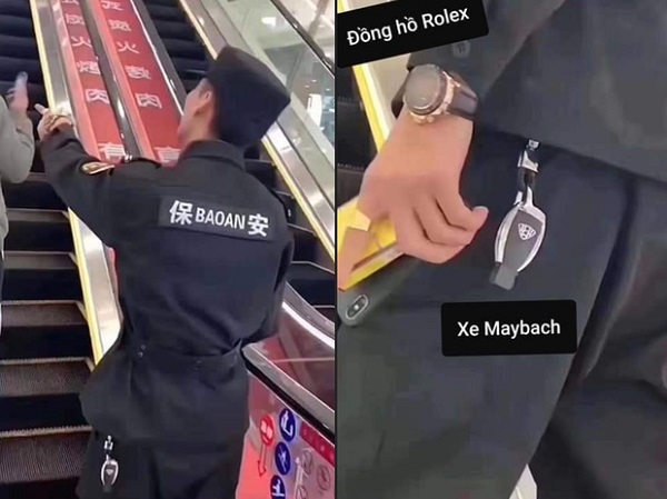 Xôn xao hình ảnh anh bảo vệ đeo Rolex, dùng xe Maybach: Chủ tịch cosplay để thử lòng ai đây à?
