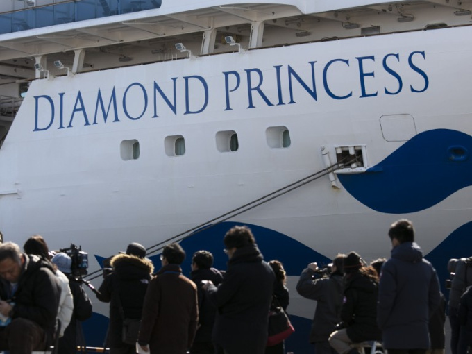 Thêm 70 ca nhiễm coronavirus trên du thuyền Diamond Princess, tổng cộng 355 người mắc bệnh