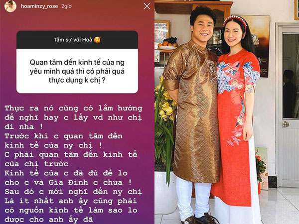Giữa tin đồn sinh con và cưới thiếu gia, Hòa Minzy cuối cùng đã lên tiếng và tiết lộ luôn lý do tạm ngừng hát