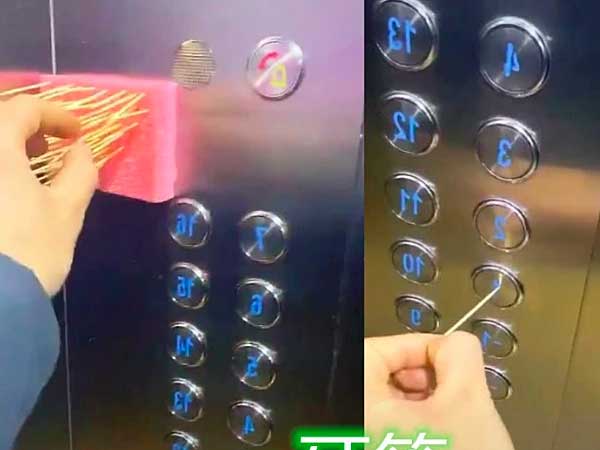 Muôn kiểu ấn nút thang máy độc đáo trong mùa dịch Covid-19