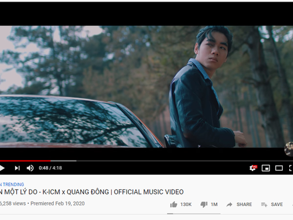K-ICM lập kỷ lục âm nhạc mới: Nghệ sĩ Vpop đầu tiên có MV cán mốc 1 triệu lượt dislike!