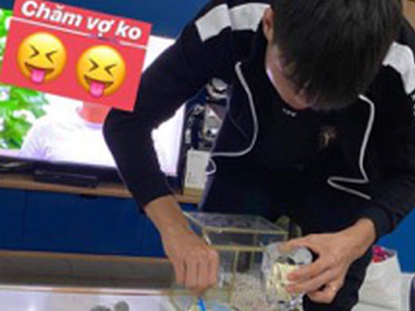 Duy Mạnh tự tay pha sữa cho Quỳnh Anh uống: 'Chồng người ta' chưa bao giờ làm chị em thất vọng