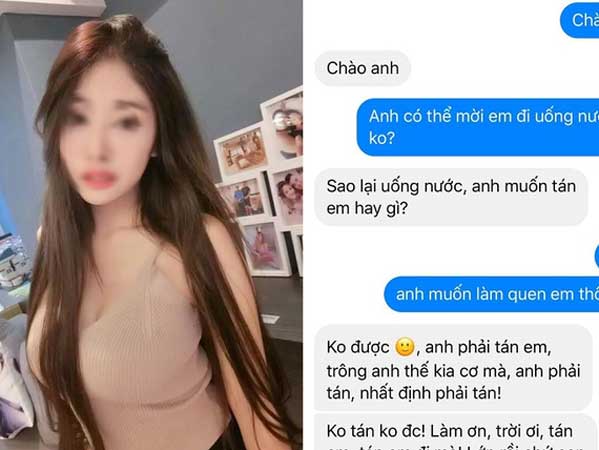 Dân tình phát sốt với lời gạ trai tán mình của cô gái trẻ: F.A chống mắt lên mà học này!