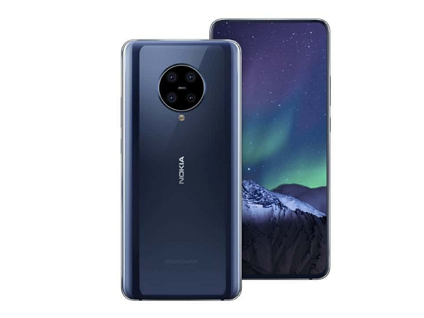 Nokia 9.2 lộ diện: Thiết kế siêu đẹp, cụm 4 camera chính, camera selfie ẩn dưới màn hình