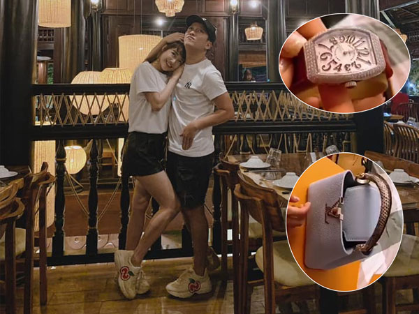 Nhã Phương khiến dân tình ghen tị khi khoe clip 'đập hộp' hàng hiệu chồng tặng giữa đêm khuya