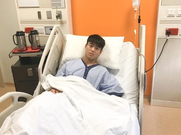 Duy Mạnh phẫu thuật thành công