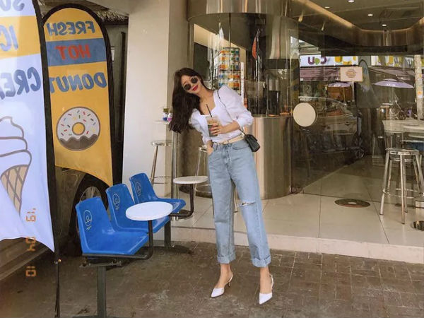 Mix đồ tôn dáng, ăn gian chân dài với quần jeans