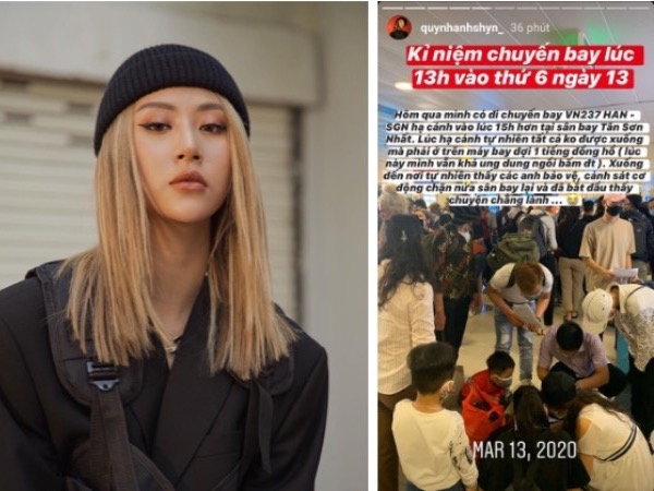 Sau Châu Bùi, Quỳnh Anh Shyn cũng bị cách ly ngay khi xuống máy bay