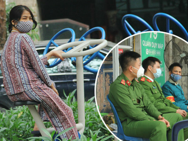 Người dân trong khu cách ly ở Hà Nội: 'Công an, bệnh viện mới khổ chứ tôi còn đang béo ra đây này!'